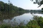 Large dam for recreational fishing