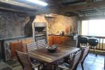 Covered living and braai area